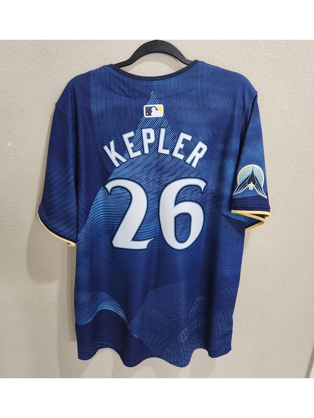 New Nike MLB Max Kepler #26 RARE Men XL Minnesota Twins City Connect Jersey Blue